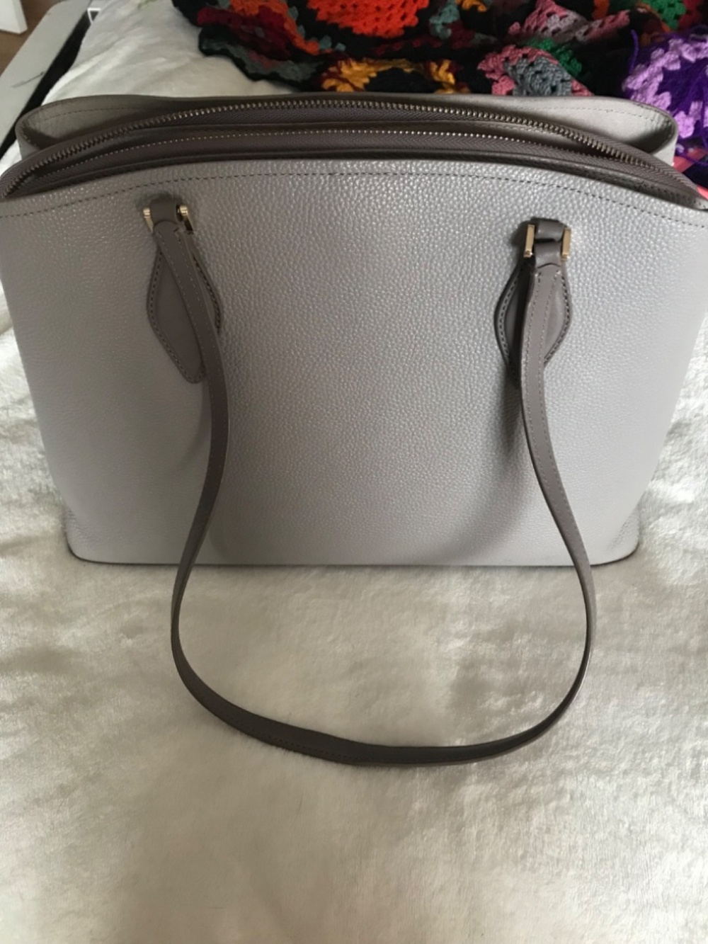 Gray Kate Spade Purse ♠️ - Picture 2 of 6